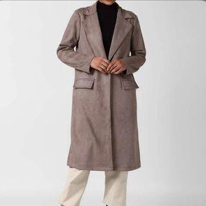 Forever 21 Dusty Pink Long Coat